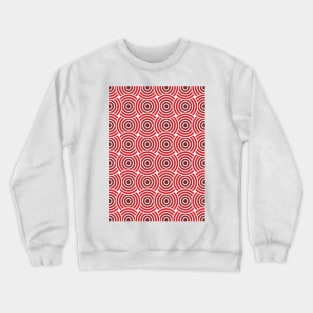 Circle Pattern Crewneck Sweatshirt